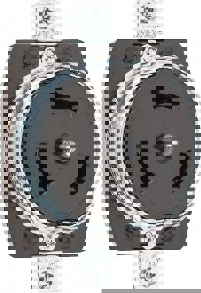 125/250 VAC, 50 Amp, Self Grounding Receptacle